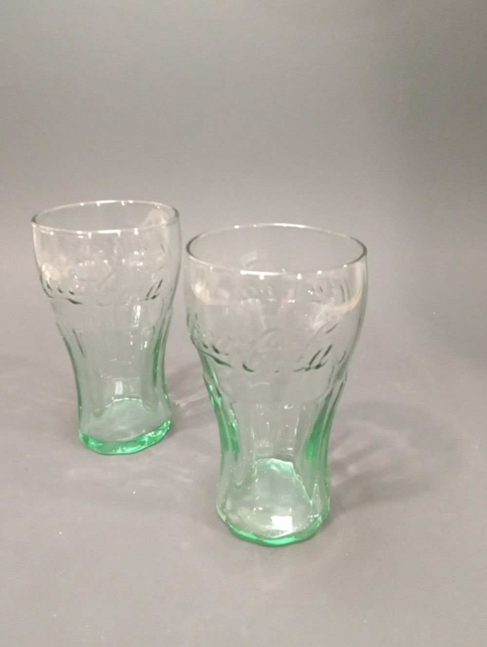 Pair Of Small 6 Oz Libbey Coca Cola Glasses